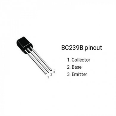 BC239B Transistor BJT NPN TO92 25V 100ma