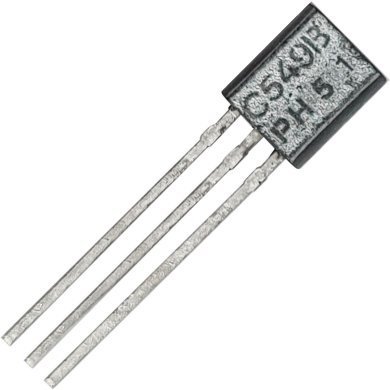 BC549B 10x Transistor BC549B BJT NPN 30V 100mA 300Mhz TO-92