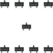 9x Transistor Bipolar BJT NPN 45V SOT23 marcação no ...