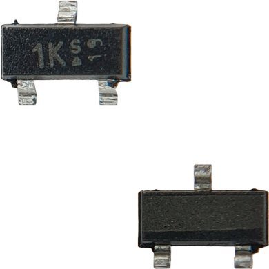 BC848BWT1G 100x Transistor BC848 NPN BJT 30V 100mA 100Mhz SMD SOT323