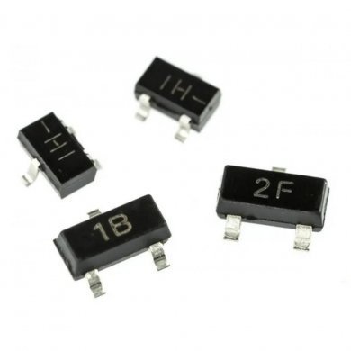 Transistor PNP bipolar 50V 100mA SOT323 (Rolo 3000)