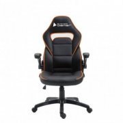 Bluecase Cadeira Gamer Mercury Cor: Laranja e Preto / Braço escamoteável / Tecido sintético PU / Class-4 gas l