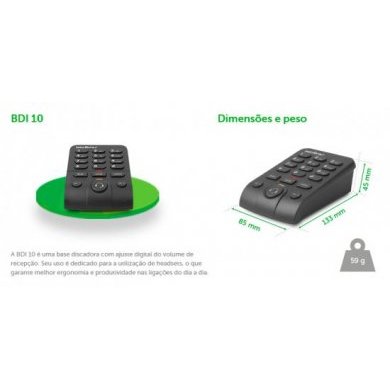 Base Discadora BDI 10 Intelbras