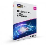 Bitdefender Anti Virus Total Security 1 ano Até 5 dispositivos multiplataformas (Windows, MacOS, Android, iOS) - Via Download