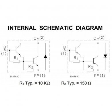 Kit 6x Transistores Darlington PNP 100V 10A TO-220