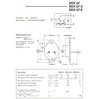 Transistor NPN DARLINGTON Bipolar BJT
