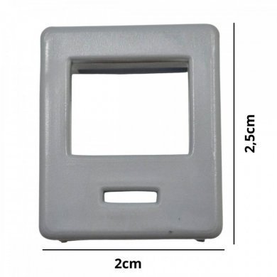 BEZELCZ-KIT10 10x Colar para Keystone RJ45 Bezel Cinza Anel Espelho