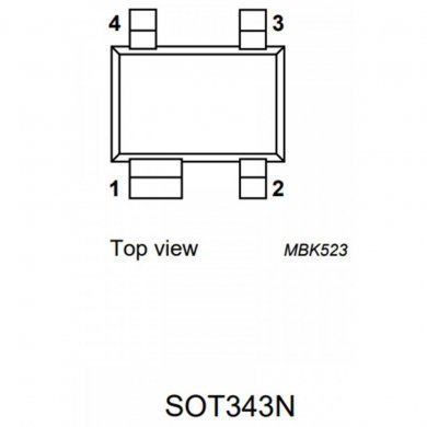 BFG540W 5x Transistor RF 9GHz N9T BFG540W SOT343