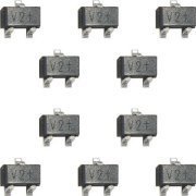 10x transistor de RF de banda larga 8Ghz BFQ67W SOT323 marcação de lote no componente: V2T