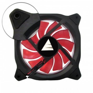 Bluecase Fan Ring gabinete 120mm RGB Vermelho