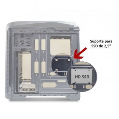 BG024GCASE Bluecase Gabinete Gamer BG-024 Preto USB 3.0