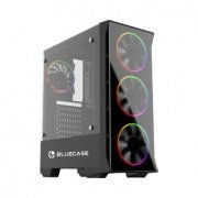 Bluecase Gabinete Gamer BG-036 Preto USB 3.0 Lateral em Vidro Temperado Fans/ventoinhas não inclusas sem fonte