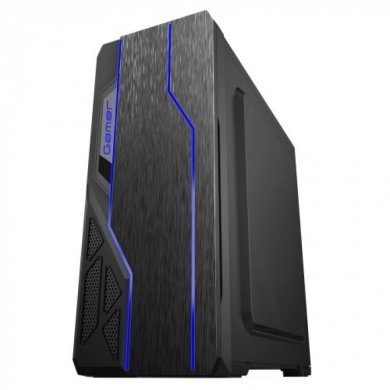 BG-009P BLUECASE GABINETE GAMER PRETO LEDS RGB