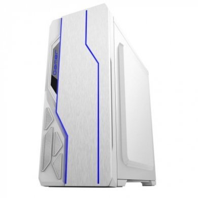 BG-009W Bluecase Gabinete Gamer Branco LEDs RGB