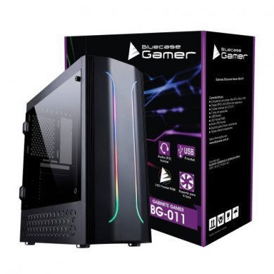 BG-011 Bluecase Gabinete Gamer BG-011 Preto USB 3.0