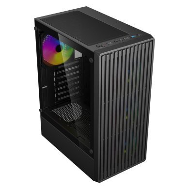 BG-062 Bluecase gabinete gamer Zion PRO ATX 4x fans rainbow preto
