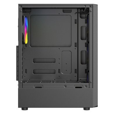 BG-062 Bluecase gabinete gamer Zion PRO ATX 4x fans rainbow preto