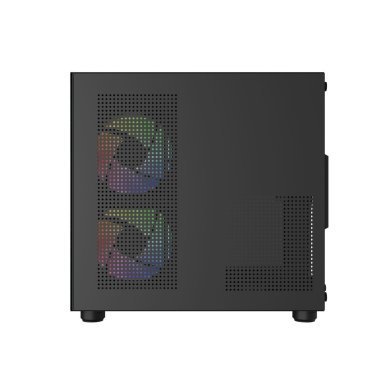 BG-064-BK Bluecase gabinete gamer Pure PRO com 3x fans rainbow preto
