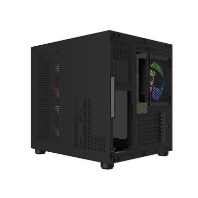 BG-064-BK Bluecase gabinete gamer Pure PRO com 3x fans rainbow preto