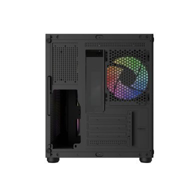 BG-064-BK Bluecase gabinete gamer Pure PRO com 3x fans rainbow preto