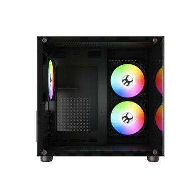 BG-064-BK Bluecase gabinete gamer Pure PRO com 3x fans rainbow preto