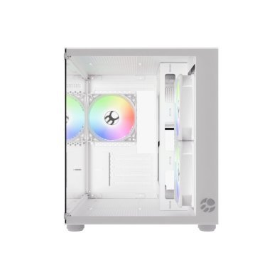 BG-064-WH Bluecase gabinete gamer Pure PRO com 3x fans rainbow branco