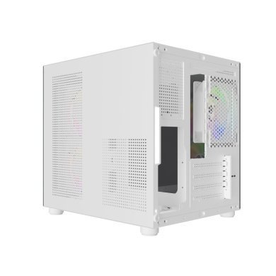 BG-064-WH Bluecase gabinete gamer Pure PRO com 3x fans rainbow branco