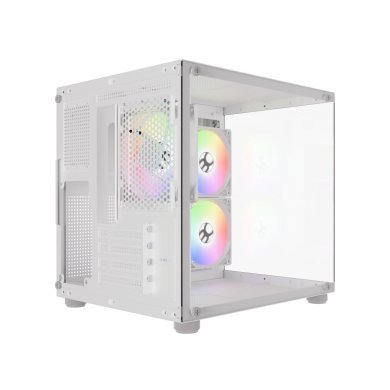 BG-064-WH Bluecase gabinete gamer Pure PRO com 3x fans rainbow branco