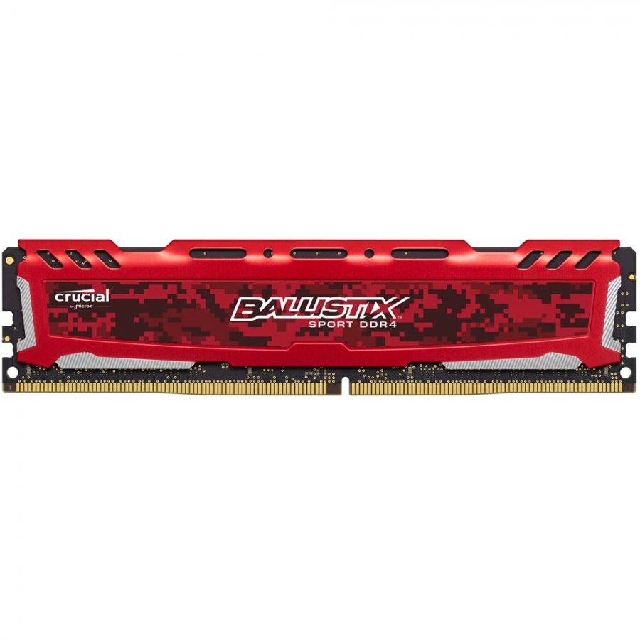メモリー Ballistix DDR4 32GB (4x8GB) 2400MHz BLS4G4D240FSE Crucial Ballistix Sport Memoria 4GB DDR4