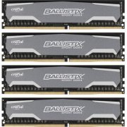 Memória Crucial 16GB (4x 4GB) DDR4 2400 Ballistix Sport