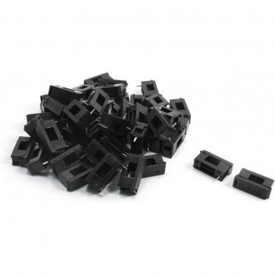Kit 25x porta fusivel de vidro 5x20mm para PCB