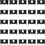 Kit 25x porta fusivel de vidro 5x20mm para PCB pacote com 25 unidades