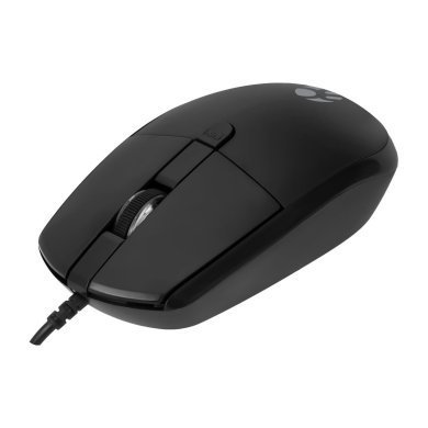 BM112B Bluecase mouse com fio 4 botões 2000DPI USB Preto