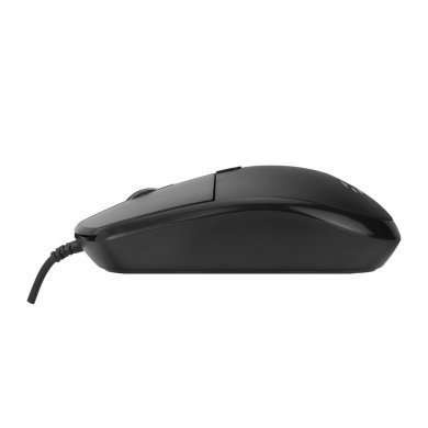BM112B Bluecase mouse com fio 4 botões 2000DPI USB Preto