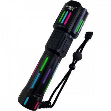 BM-8541 Lanterna tática LED canhão recarregável USB-C