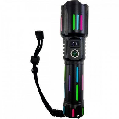 BM-8541 Lanterna tática LED canhão recarregável USB-C