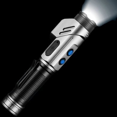 BM-8554 B-MAX lanterna tática LED resistente a agua 30W recarregável