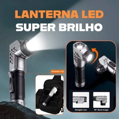 BM-8554 B-MAX lanterna tática LED resistente a agua 30W recarregável