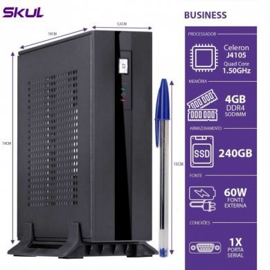 BMJ4105S2404 Skul Mini Computador Business B100
