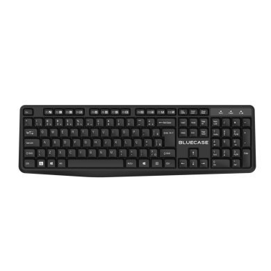 BMTW01-PT Bluecase kit mouse teclado sem fio 2.4GHz ABNT2 USB preto