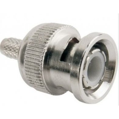 BNCM-RG58 Conector BNC Macho p/ Crimpar Cabo RG58