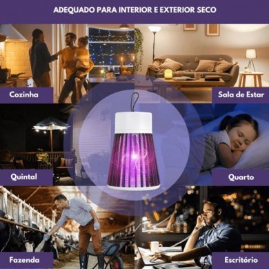 Repelente eletrônico armadilha pernilongo e moscas