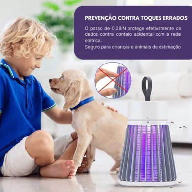 Repelente eletrônico armadilha pernilongo e moscas