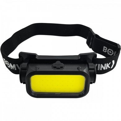 Lanterna de cabeça com LED COB recarregável USB-C