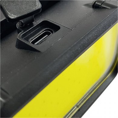 Lanterna de cabeça com LED COB recarregável USB-C