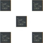 5x Ci BQ24072 gerenciador de carga de bateria Li-ion 3x3mm QFN-16 pinos marcação no ci: CKP TI 741 C9E6 kit co