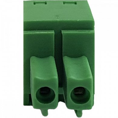 BR7F2-02 Borne plug KRE 2 vias fêmea verde (Kit 10x und)