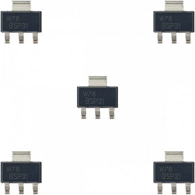 BSP31-KIT5 Transistor W78 60V 1A PNP BJT SOT223 (Kit 5x)