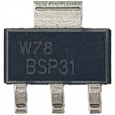 Transistor W78 60V 1A PNP BJT SOT223 (Kit 5x)