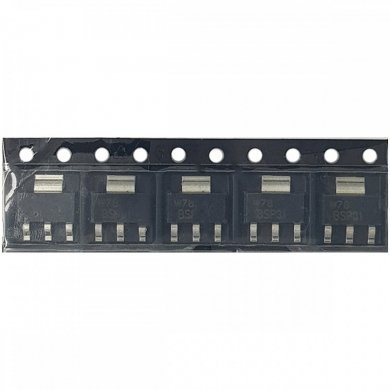 Transistor W78 60V 1A PNP BJT SOT223 (Kit 5x)